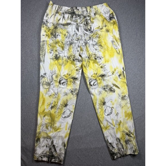 PIAZZA SEMPIONE  Audrey Abstract Pants Size‎ IT 46 US 10 AOP All Over Print - Picture 5 of 7